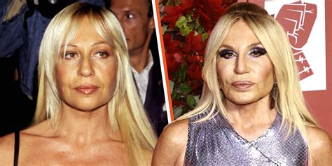 donatella versace 2020 age|Donatella Versace then and now.